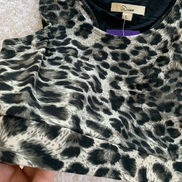 NWT Leopard Razorback Cotton Sports Bra - Picture 3 of 8